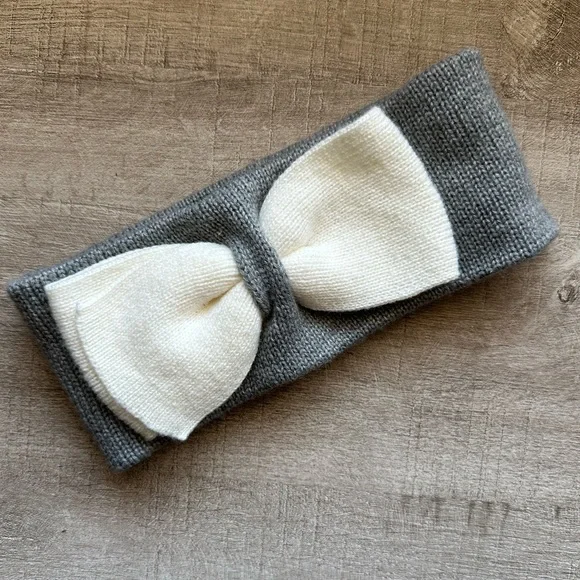 Kate‎ Spade New York Pink Ribbed Knit Bow Headband Ear Warmer Wool Blend NWT kate spade new york Wool Blend Pink Hats for Women for sale  main image 4